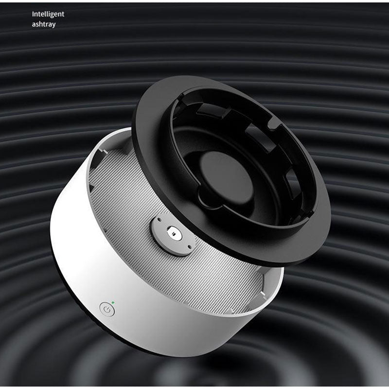 Portable smokeless air purifier ashtray