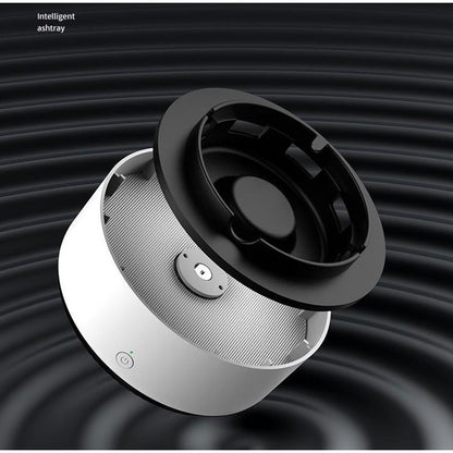 Portable smokeless air purifier ashtray