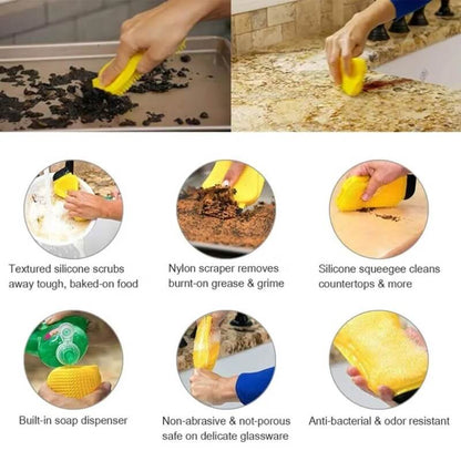 3 in 1 silicone sponge