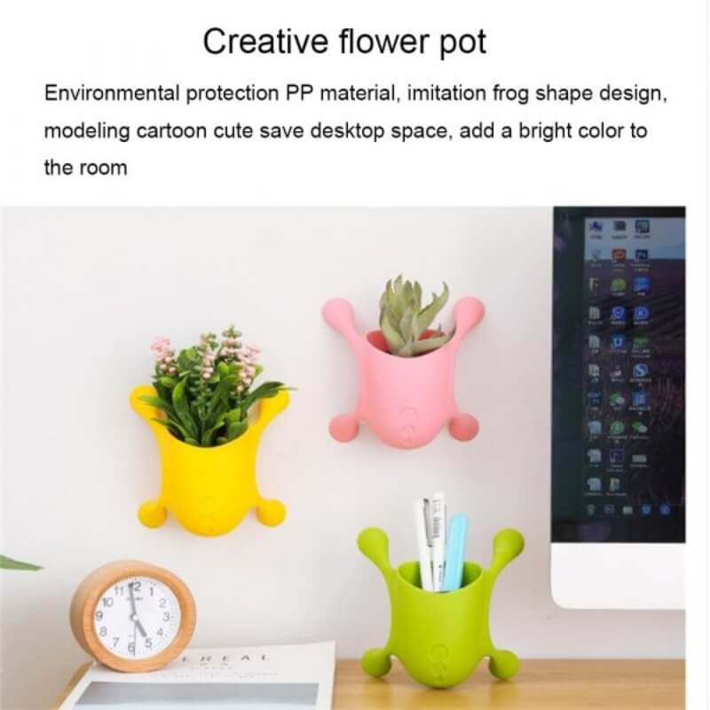 Wall-mounted window vases desk pen holders