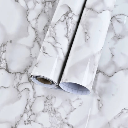 White and black marble sheet