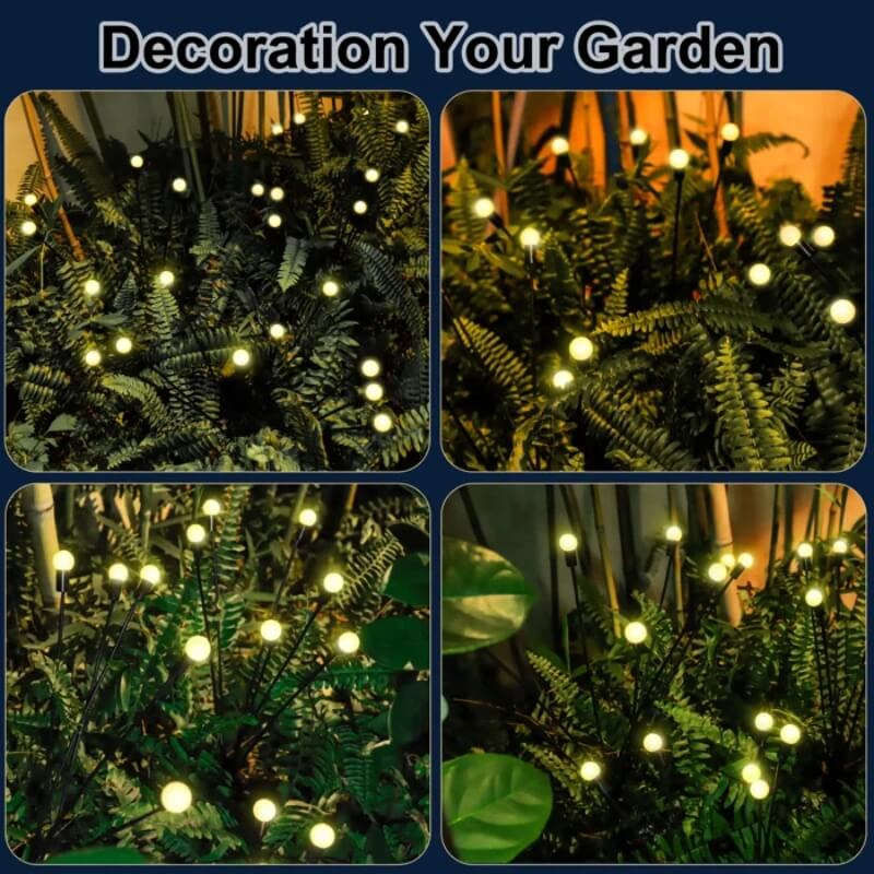 Solar dancing fireflies water proof lights ---pack of two