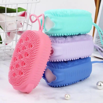 Silicone bath sponge
