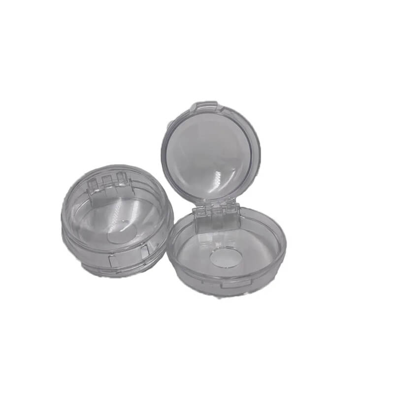 Pair of universal kitchen gas stove knob covers with lock - black