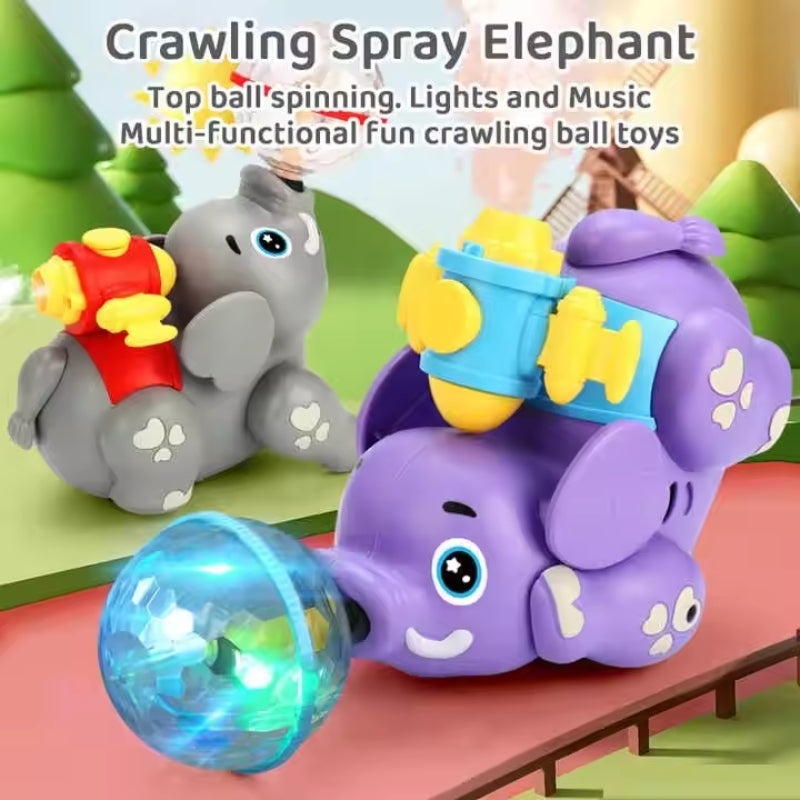 Electric Crawling Spray camel With Light and Sound