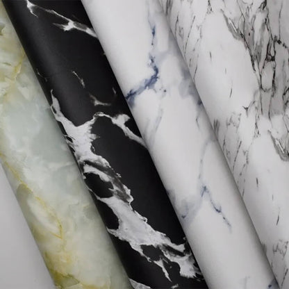 White and black marble sheet
