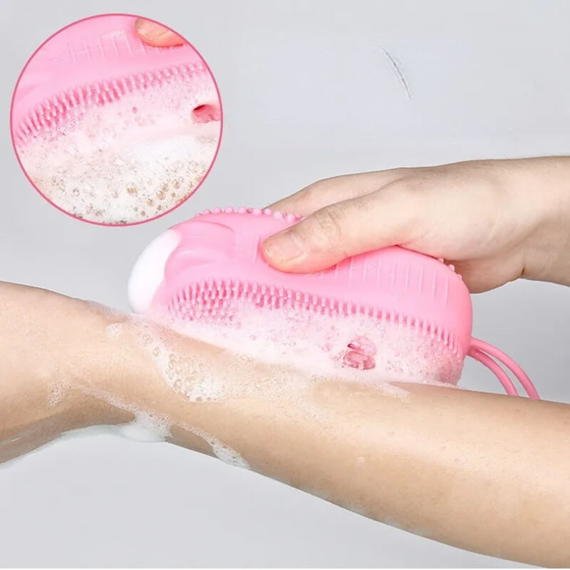 Silicone bath sponge