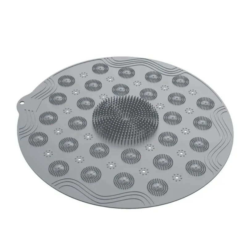 Round non-slip foot massage cleaning mat