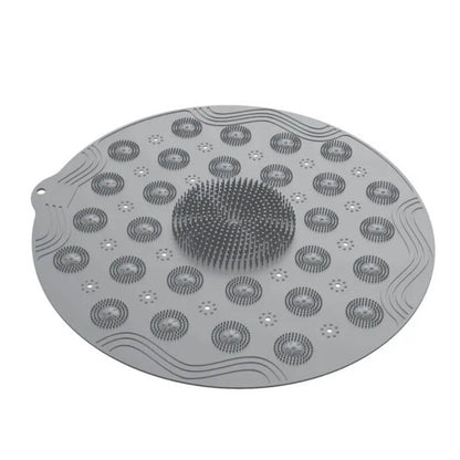 Round non-slip foot massage cleaning mat