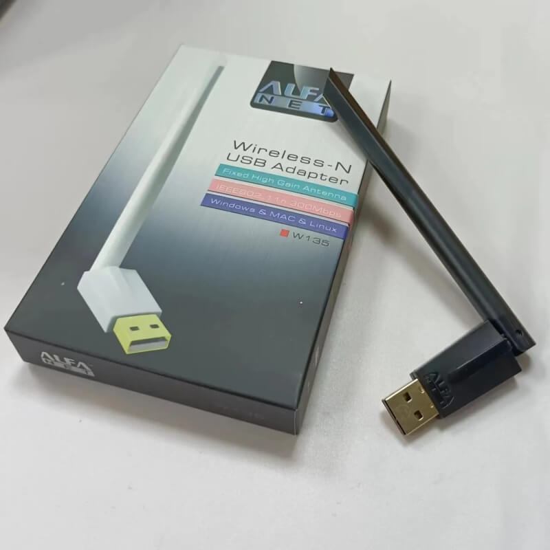 Alfa wifi usb w113 3dbi mt 7601 anteena adapter