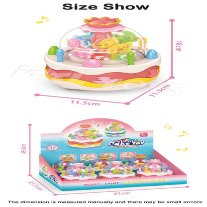 ELECTRIC CAKE TOY WITH LIGHT SOUNDS