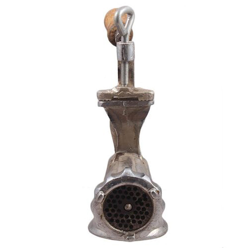 Manual meat mincer silver