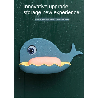 Pack Of 3 Fish-Shaped Double-Layer Adhesive Waterproof Soap Bar Holder Stand Rack For Bathroom, Shower, And Kitchen Walls