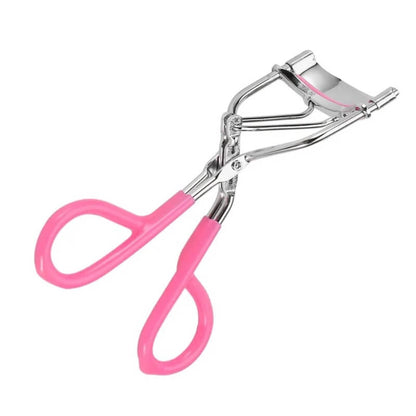 Portable stainless steel handle eyelashes curler