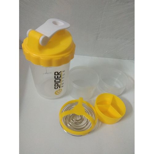 Protein shaker bottle fitness mixer