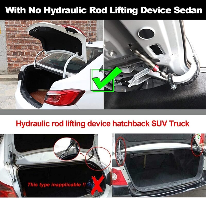 Universal car trunk lifter spring automatic- pack of 2