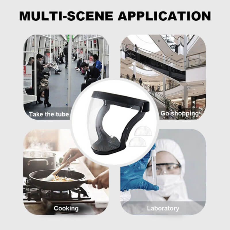 Super protective face shield with filter