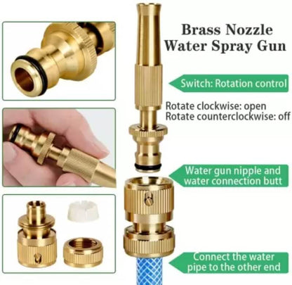 Smart metal waterjet high-pressure spray nozzle