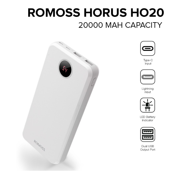 Romoss horus ho20 20000mah power bank