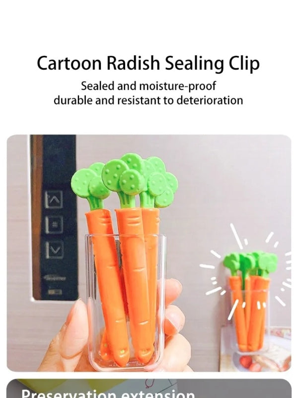 Fridge magnets clips food snack