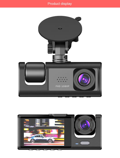 3 channel k02 dash cam 2.5k 1080p with builtin gps wifi