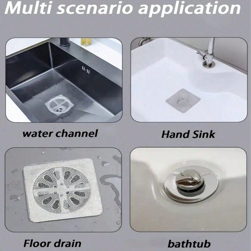 Drain strainer cover for hair stopper