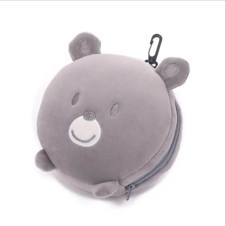 Neck support pillow and eye mask 2 in 1--for travellers