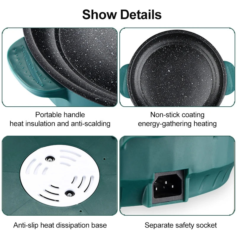 Multi cooker non-stick cooking machine