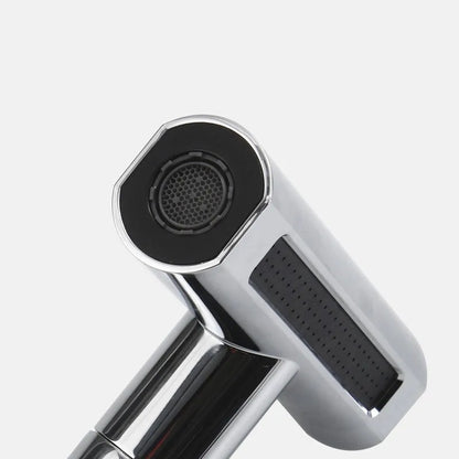 Pressurized kitchen sink waterfall faucet