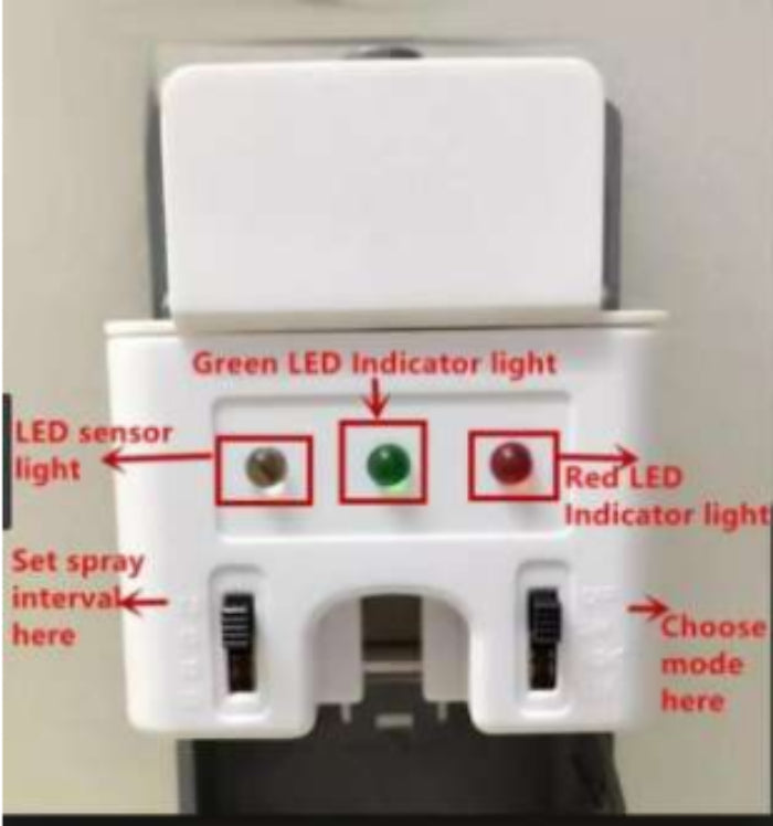 Air freshener with automatic dispenser