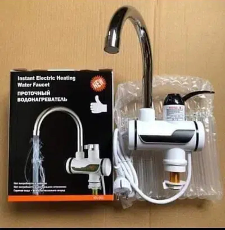 Instant water electric geyser with temp control and display