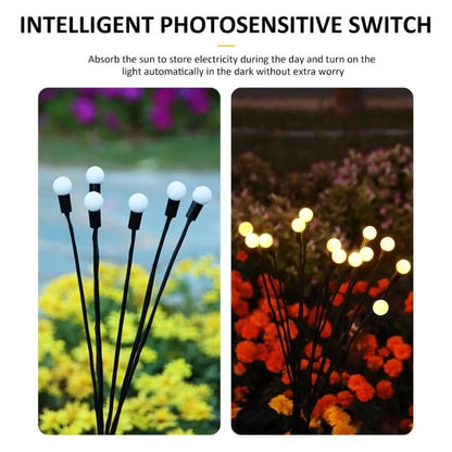Solar dancing fireflies water proof lights ---pack of two