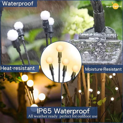 Solar dancing fireflies water proof lights ---pack of two