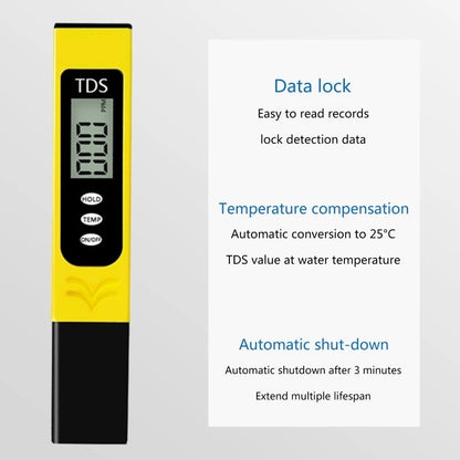 Portable Pen Digital TDS Meter Filter Measuring Water