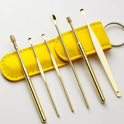 Pack of 3 sets- portable ear scoop set of 6 pieces
