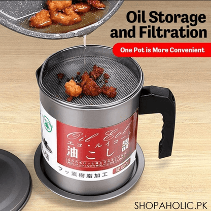 1.4l oil filter pot with strainer