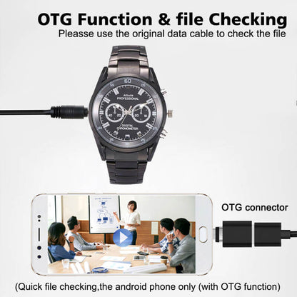 Spy wrist watch cam 1080p 32gb memory