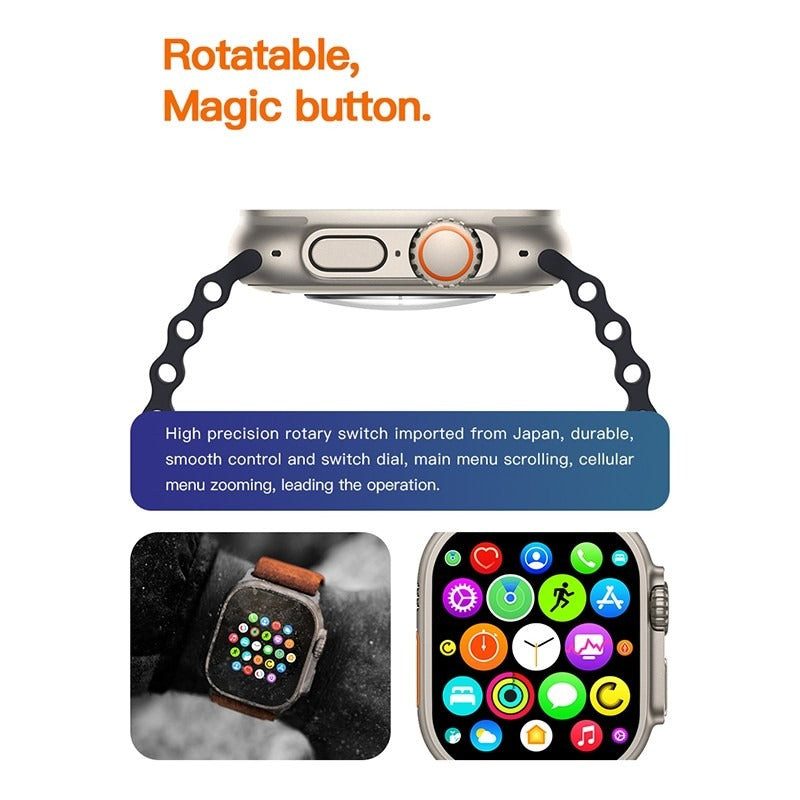 T900 ULTRA 2 SERIES 9 2.19 INCH SCREEN LAXASFIT SMART WATCH