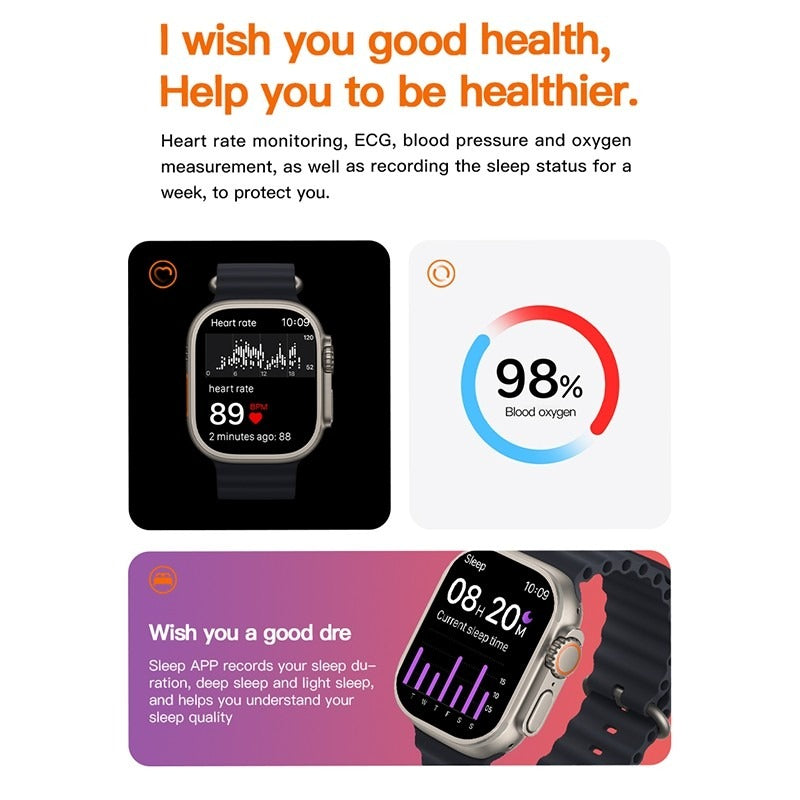 T900 ULTRA 2 SERIES 9 2.19 INCH SCREEN LAXASFIT SMART WATCH