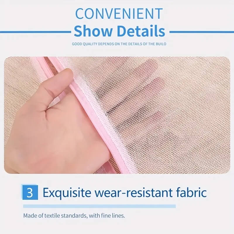 Zipper mesh wash bag