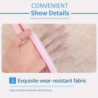 Zipper mesh wash bag