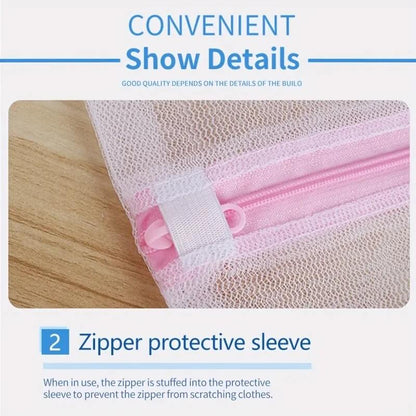 Zipper mesh wash bag
