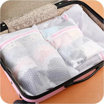 Zipper mesh wash bag