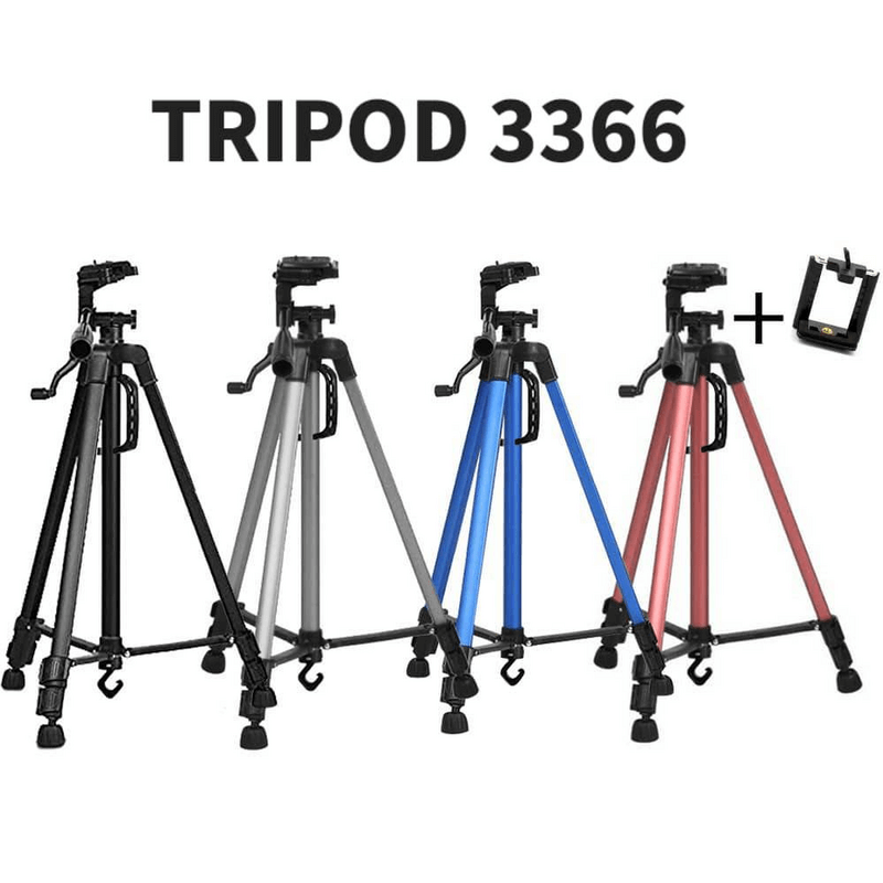 50 inch universal camera tripod with remote - tripod 3366