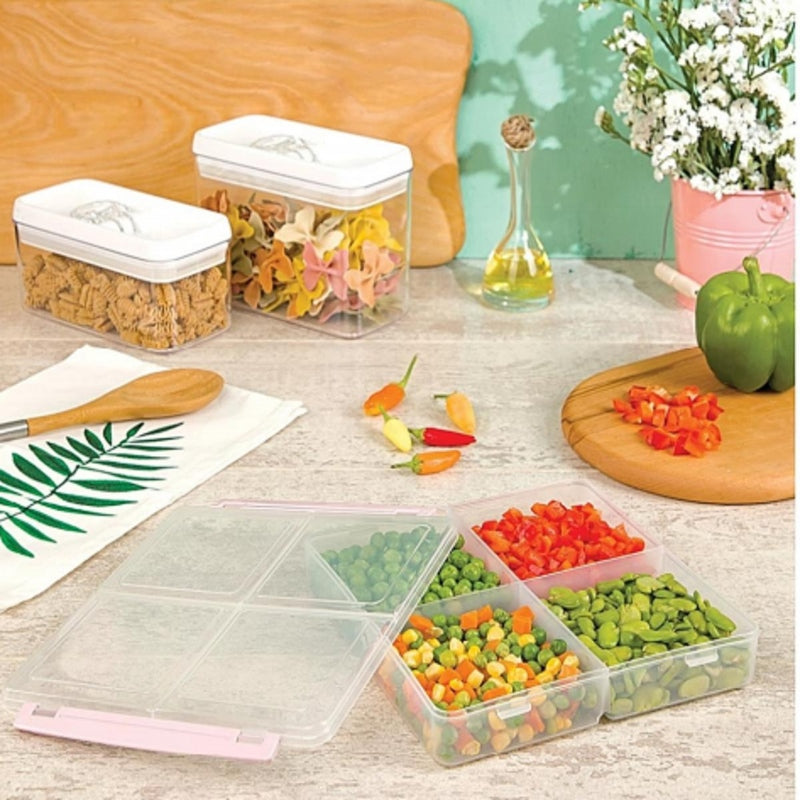 4 compartment freezer box