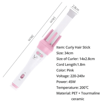 Automatic hair curler rotating rolling iron