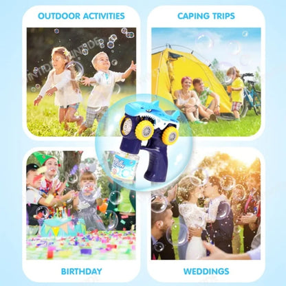 Battery operated Dino Bubble Gun