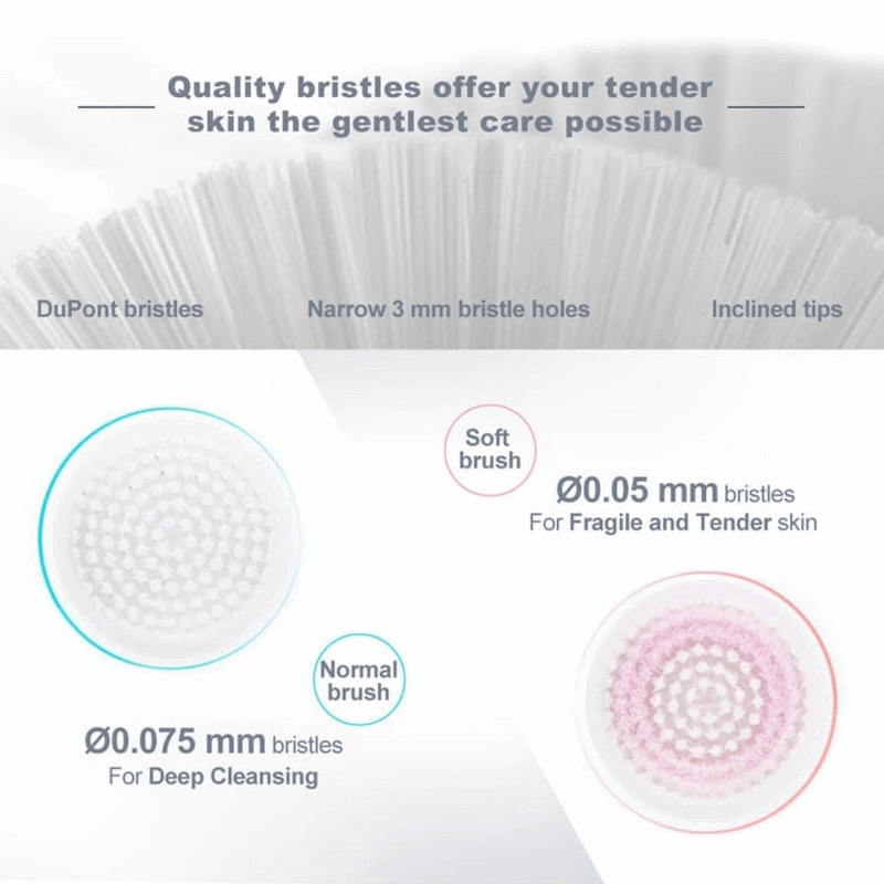 Lavany facial cleansing brush exfoliating