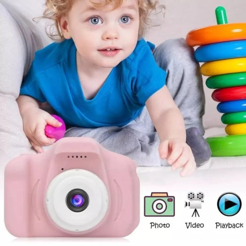 KIDS MINI CAMERA WITH 5 GAMES MUSIC PLAYER,USB