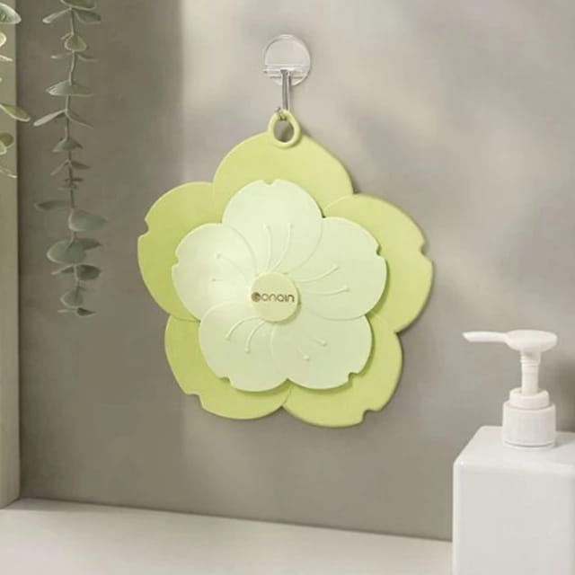 Silicone flower shape drain hair catcher